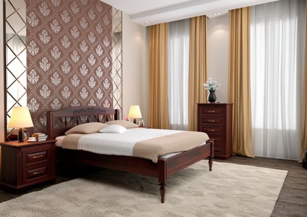 Кровать DreamLine Флоренция 1 (Ясень)