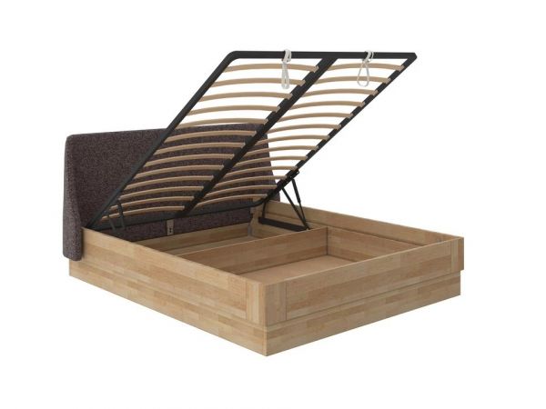 Кровать Райтон Lagom Side Wood с подъемным механизмом (Лагом&nbsp;Сайд&nbsp;Вуд&nbsp;с&nbsp;подъемным&nbsp;механизмом)